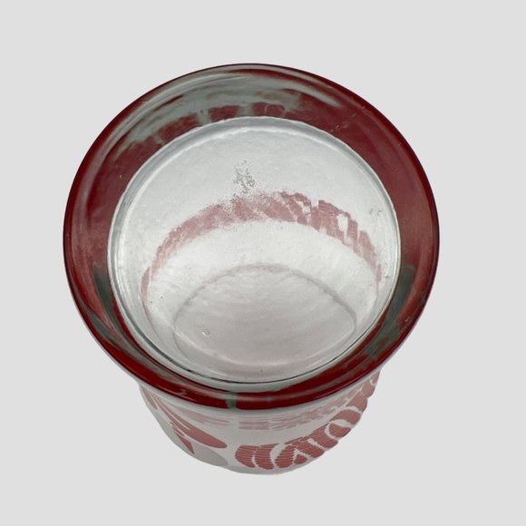 Vintage Clown Themed Large Glass Tumbler 32 Ounce 7" Tall Circus Collectible - Picture 5 of 5